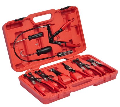 11tlg Schlauchklemmenzange mit Tragekoffer