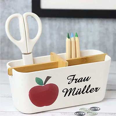 Personalized Teacher Desk Organizer