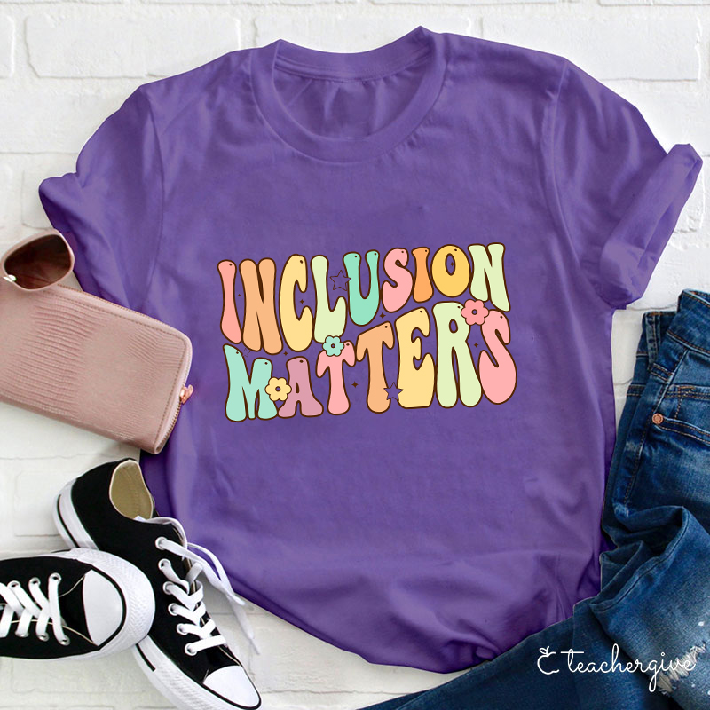 Inclusion Matters Letters T-Shirt