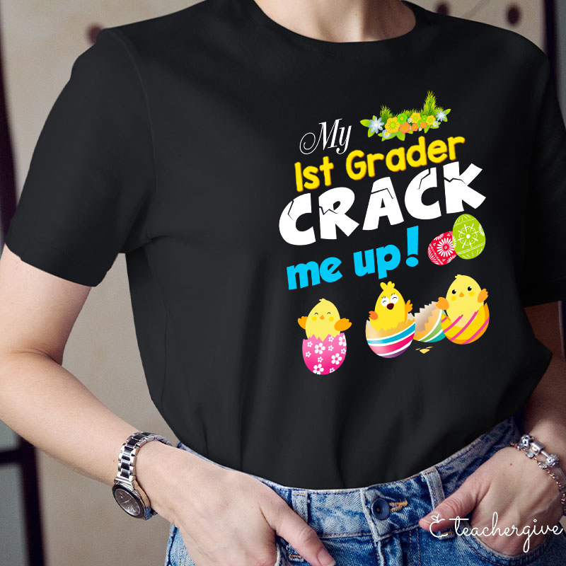 Personalized My Graders Crack Me Up Teacher T-Shirt