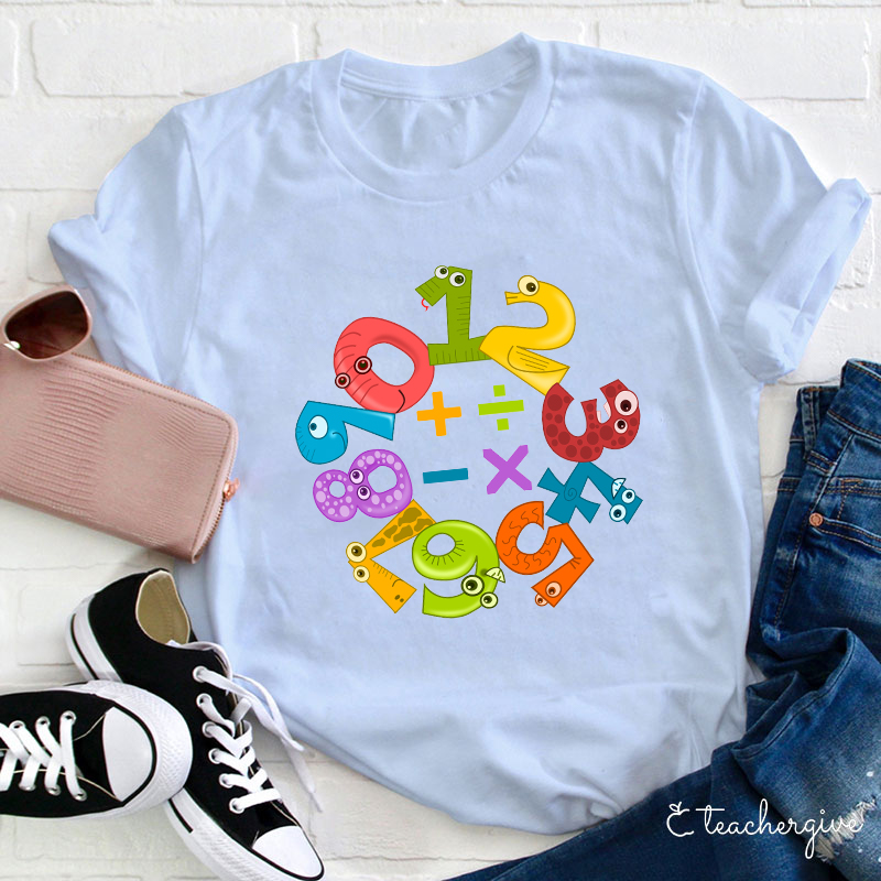 Animals And Numbers T-Shirt