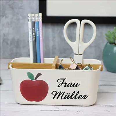 Personalized Teacher Desk Organizer