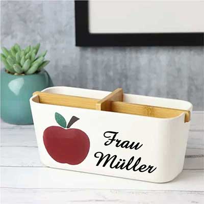Personalized Teacher Desk Organizer