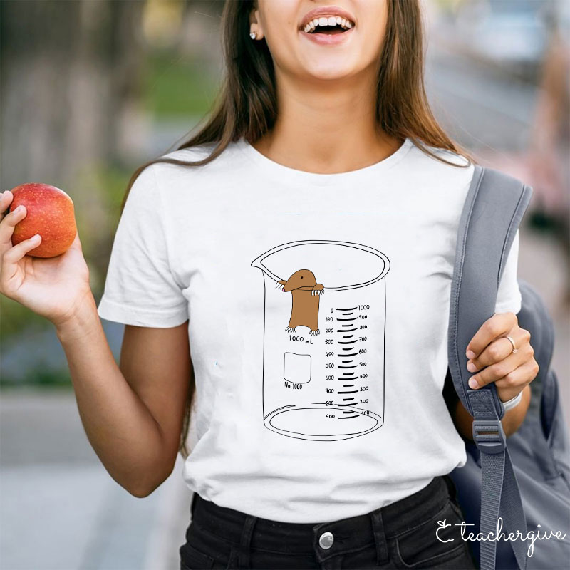 1MoLE Per Liter Science Teacher T-Shirt