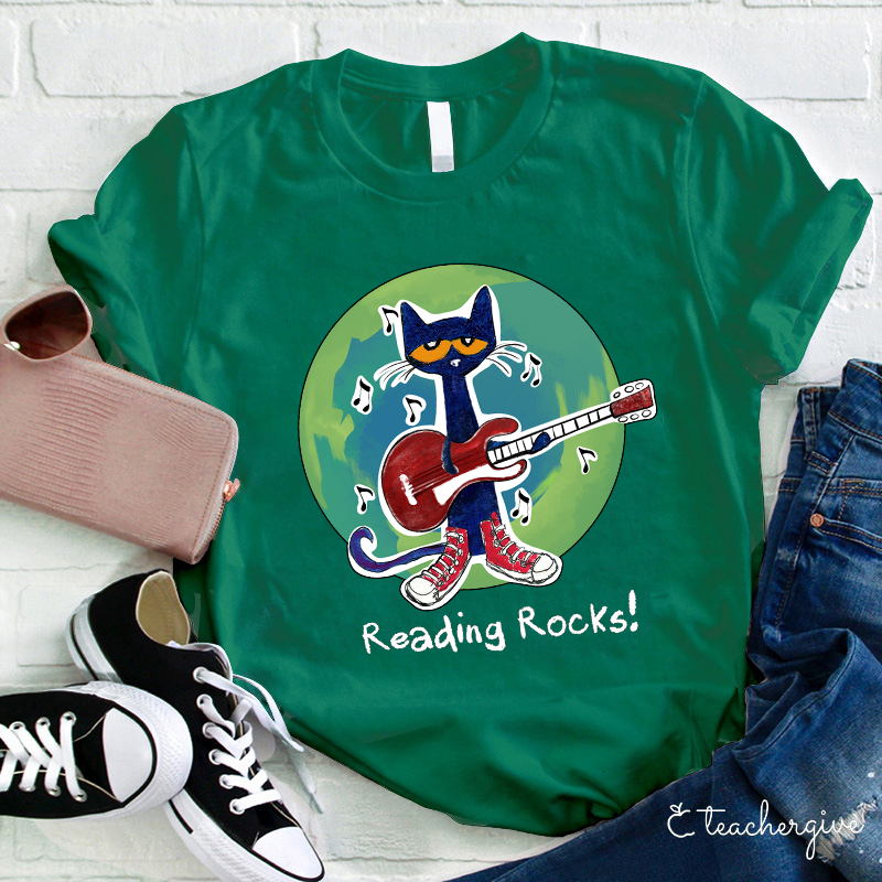 Reading Rocks Teacher T-Shirt