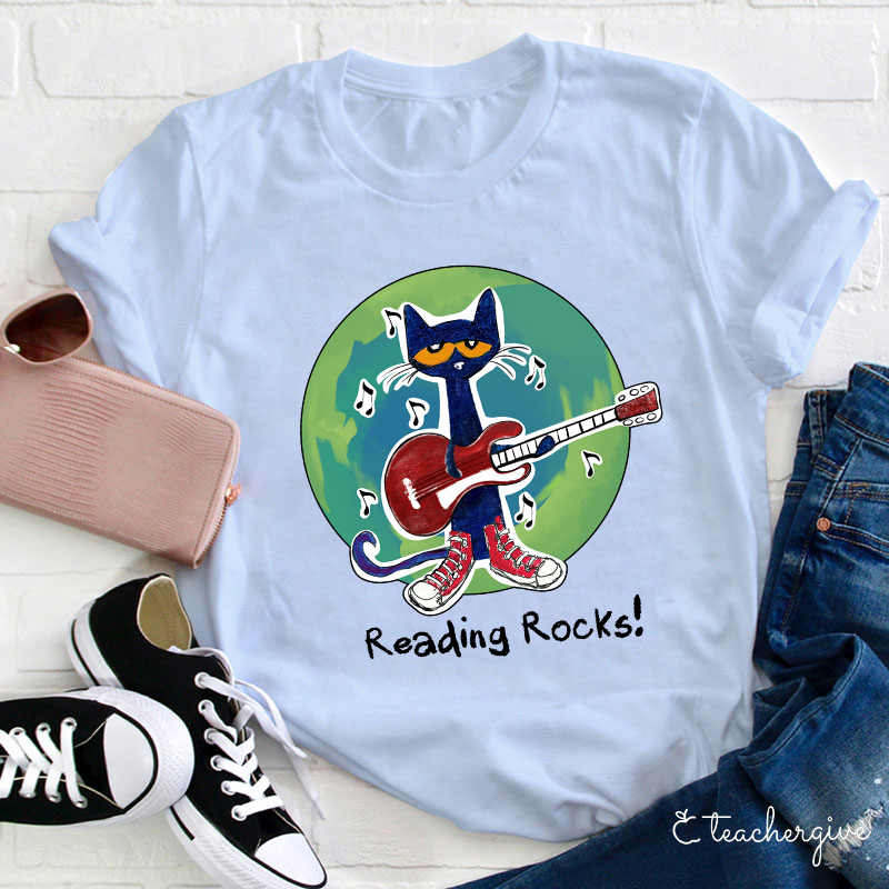 Reading Rocks Teacher T-Shirt