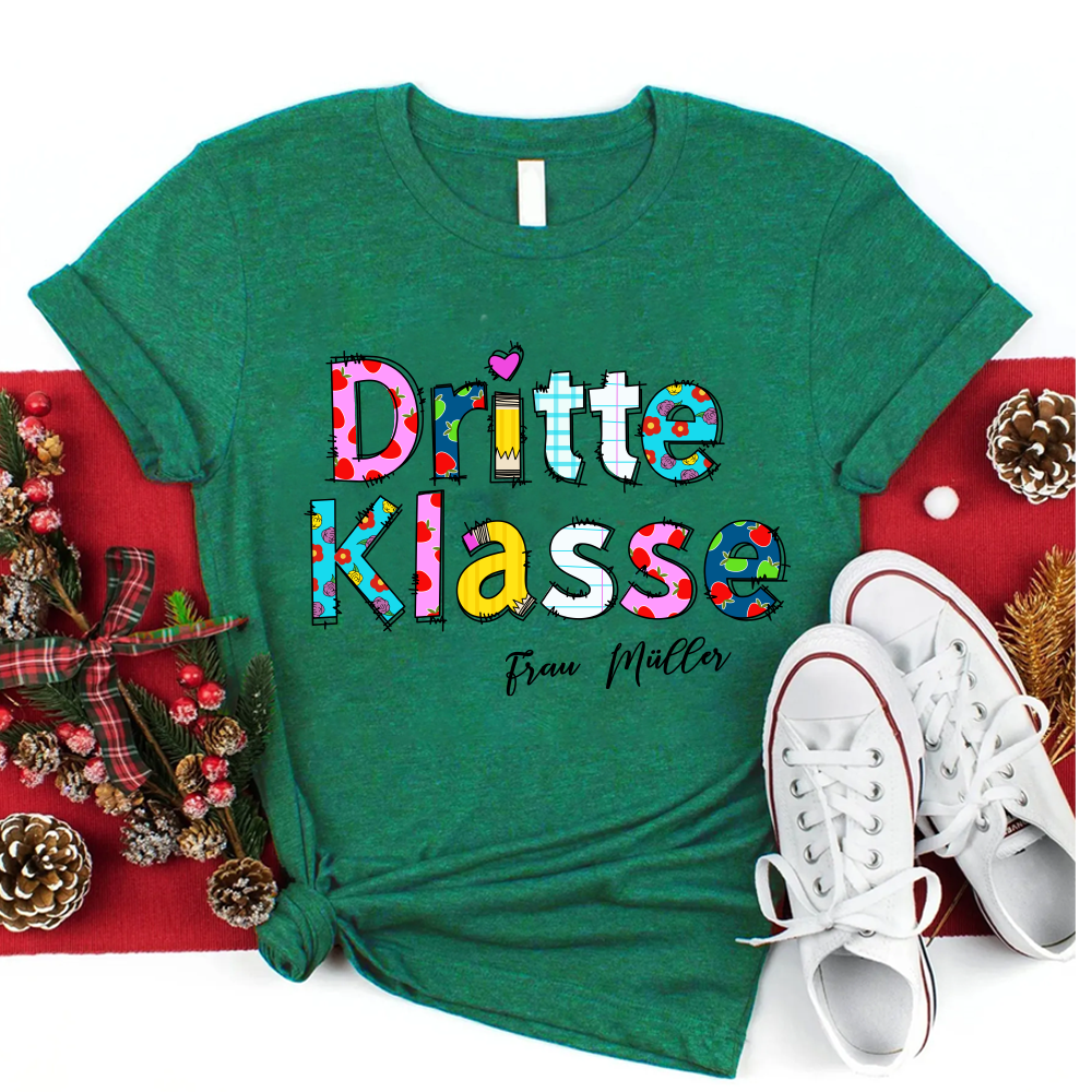Personalisiertes Klasse Lehrer T-Shirt