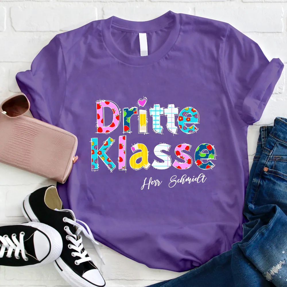 Personalisiertes Klasse T-Shirt