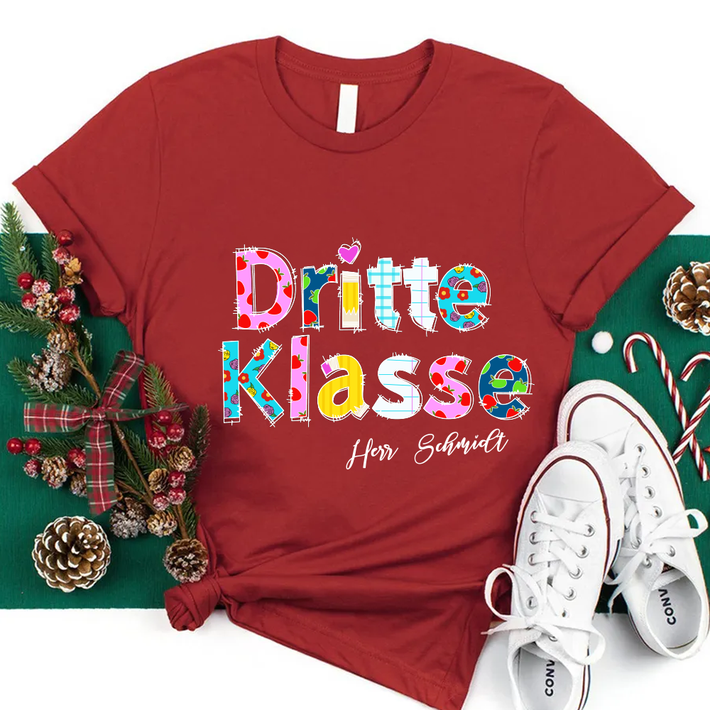 Personalisiertes Klasse T-Shirt