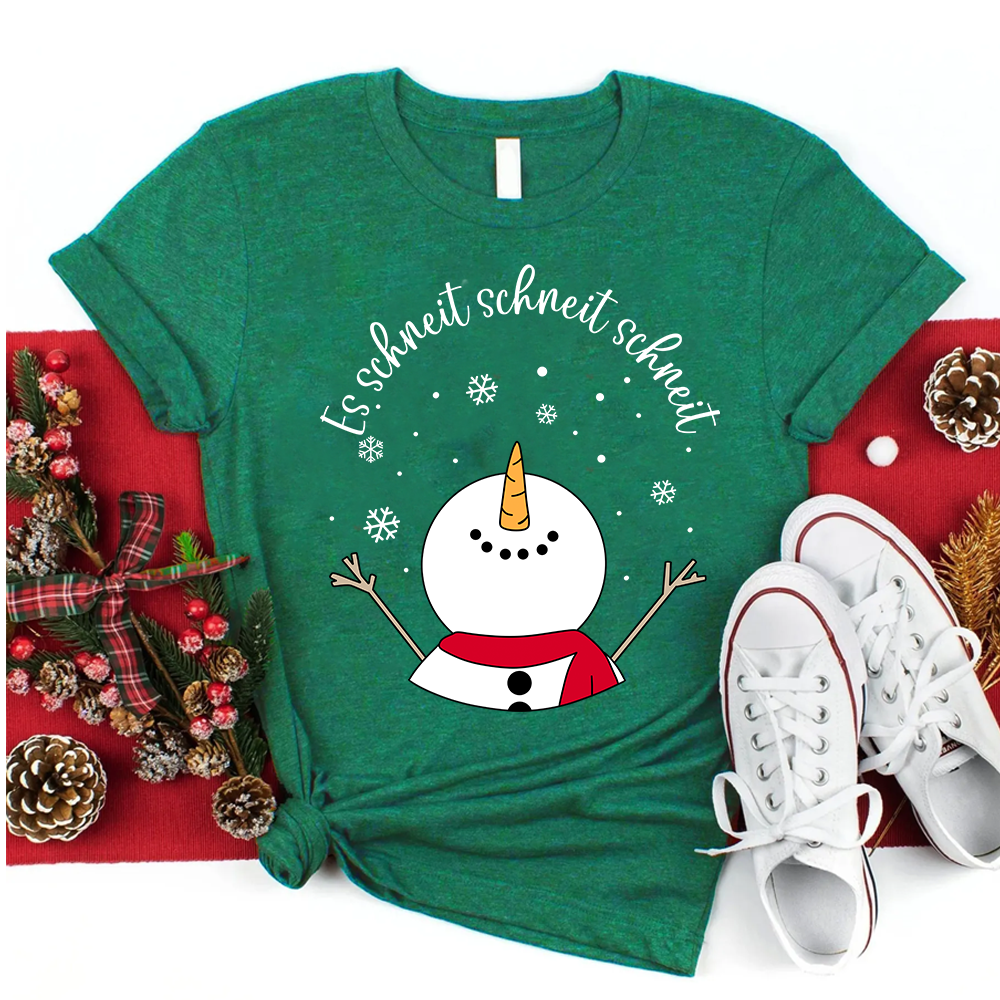 Es Schneit Schneit Schneit Lehrer T-Shirt