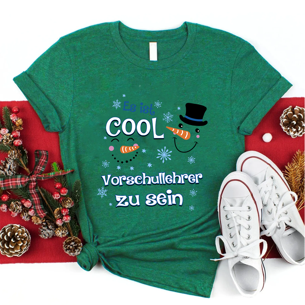 Es Ist Cool Vorschullehrer Zu Sein Personalisiertes Lehrer T-Shirt