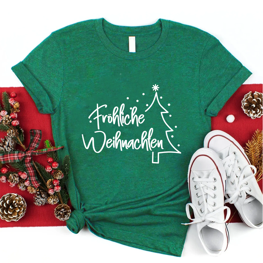 Fröhliche Weihnachten Lehrer T-Shirt