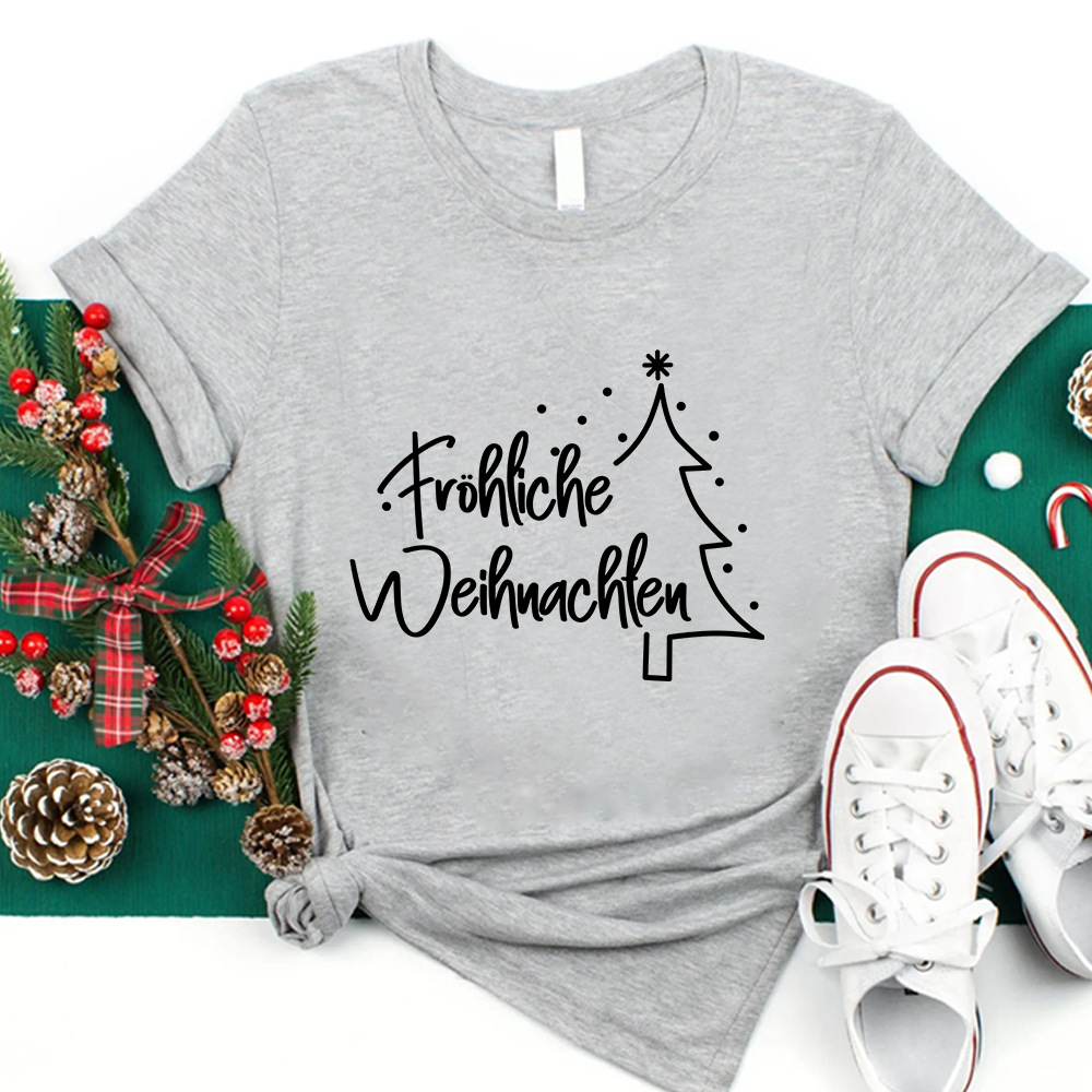 Fröhliche Weihnachten Lehrer T-Shirt