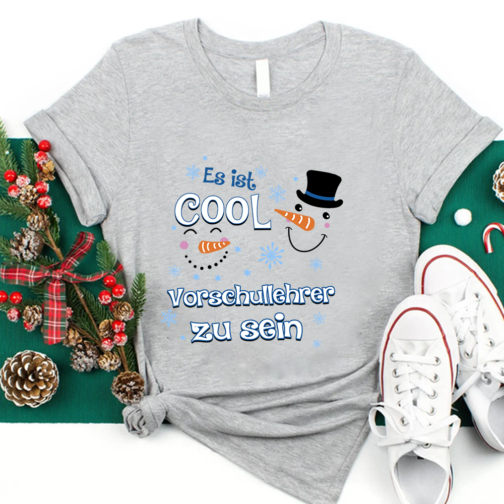 Es Ist Cool Vorschullehrer Zu Sein Personalisiertes Lehrer T-Shirt