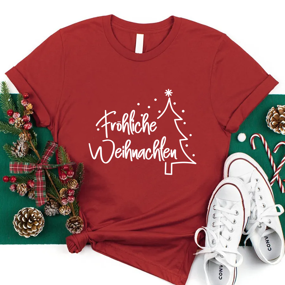 Fröhliche Weihnachten Lehrer T-Shirt