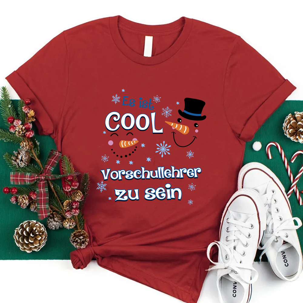 Es Ist Cool Vorschullehrer Zu Sein Personalisiertes Lehrer T-Shirt