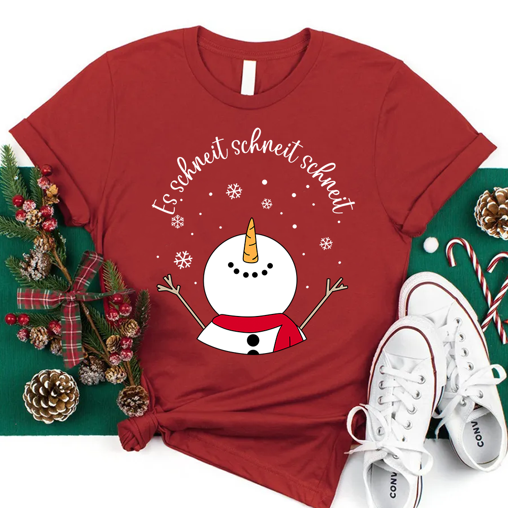 Es Schneit Schneit Schneit Lehrer T-Shirt