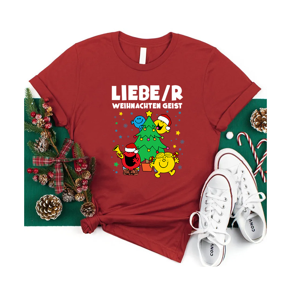 Liebe/r Weihnachten Geist Lehrer T-Shirt
