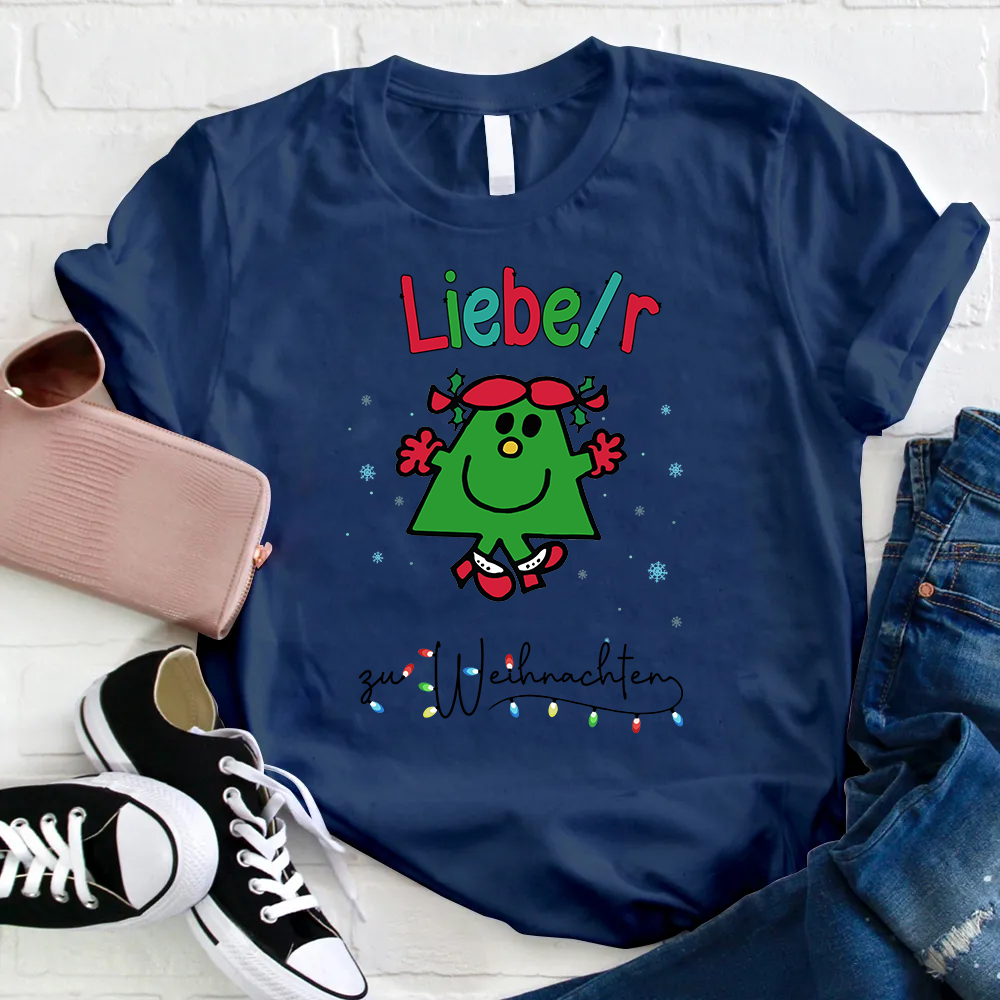Liebe/r Zu Weihnachten Lehrer T-Shirt