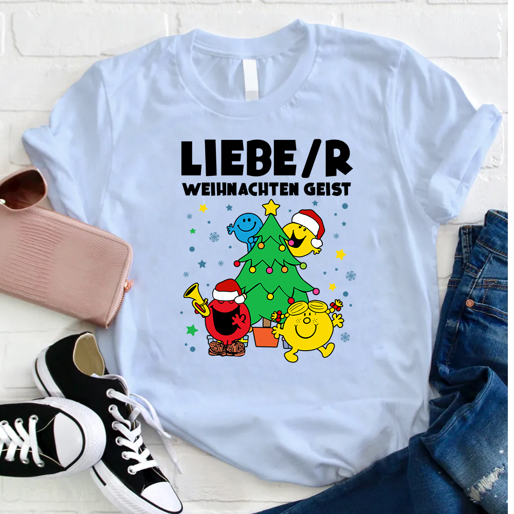 Liebe/r Weihnachten Geist Lehrer T-Shirt