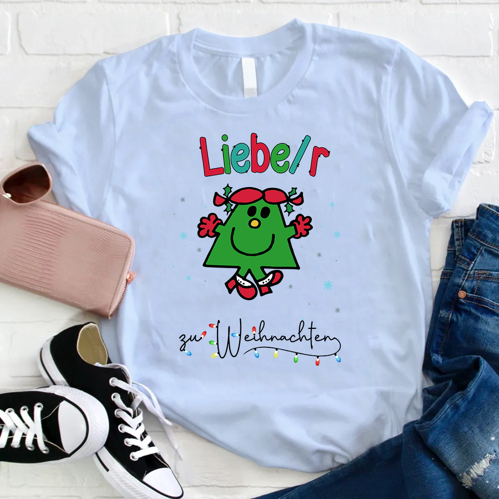 Liebe/r Zu Weihnachten Lehrer T-Shirt