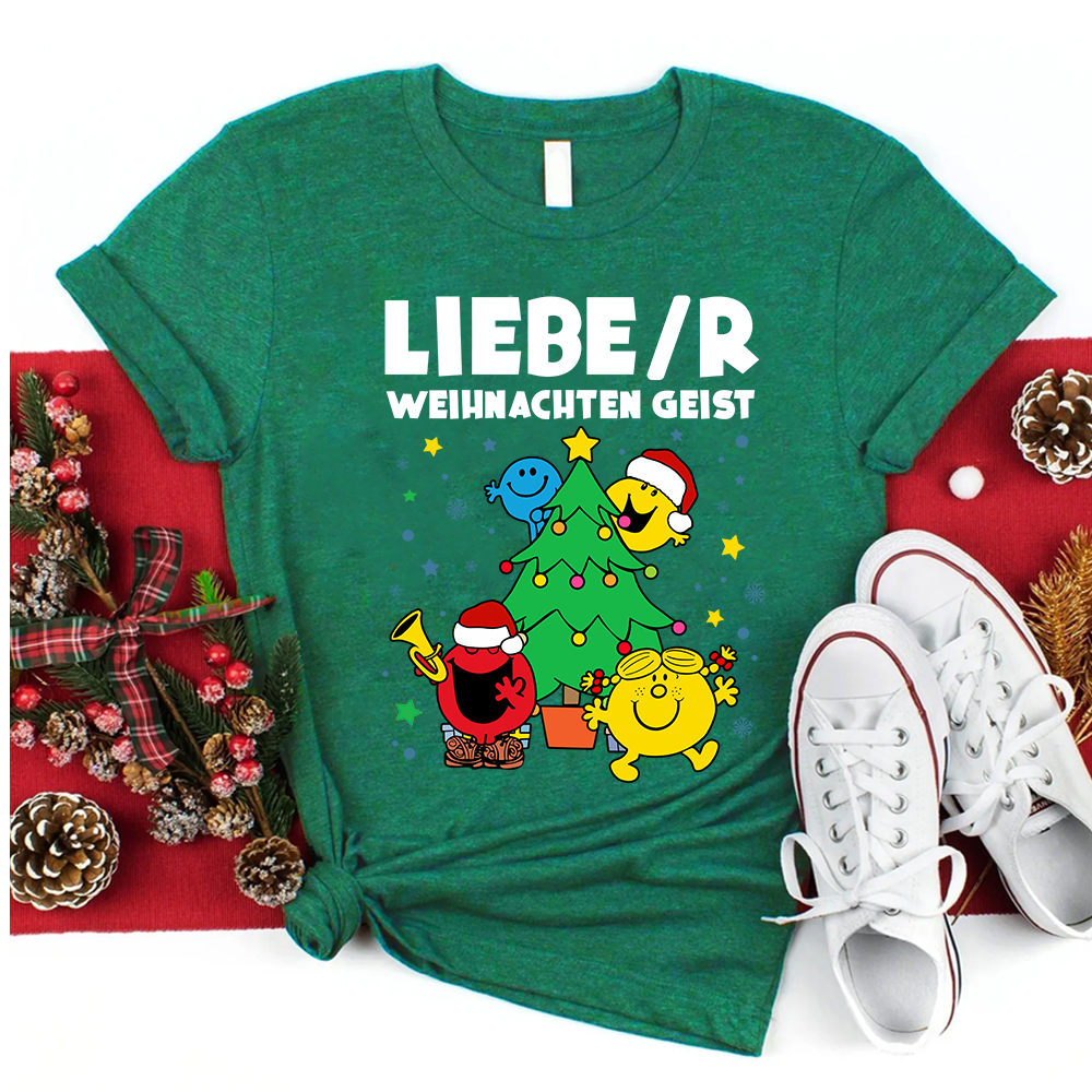 Liebe/r Weihnachten Geist Lehrer T-Shirt