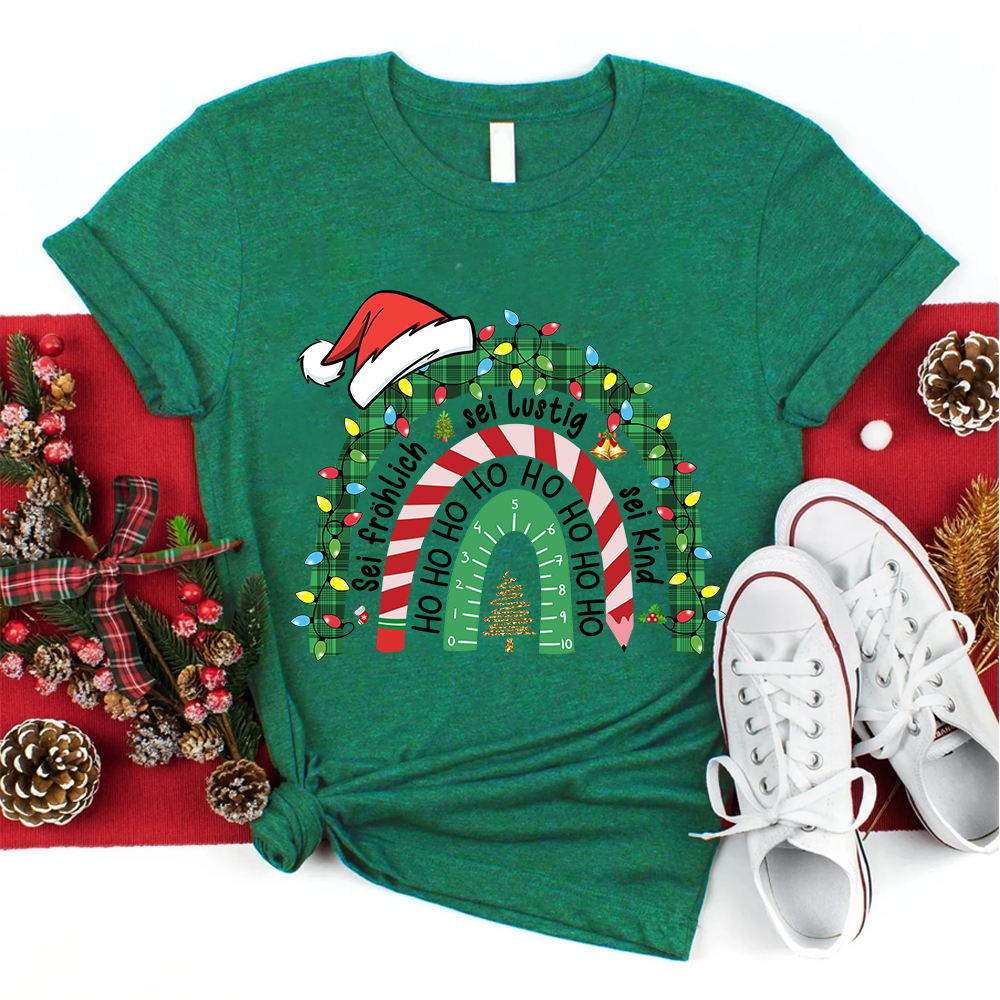 Personalisiertes Sei Fröhlich Sei Lustig Sei Kind Lehrer T-Shirt