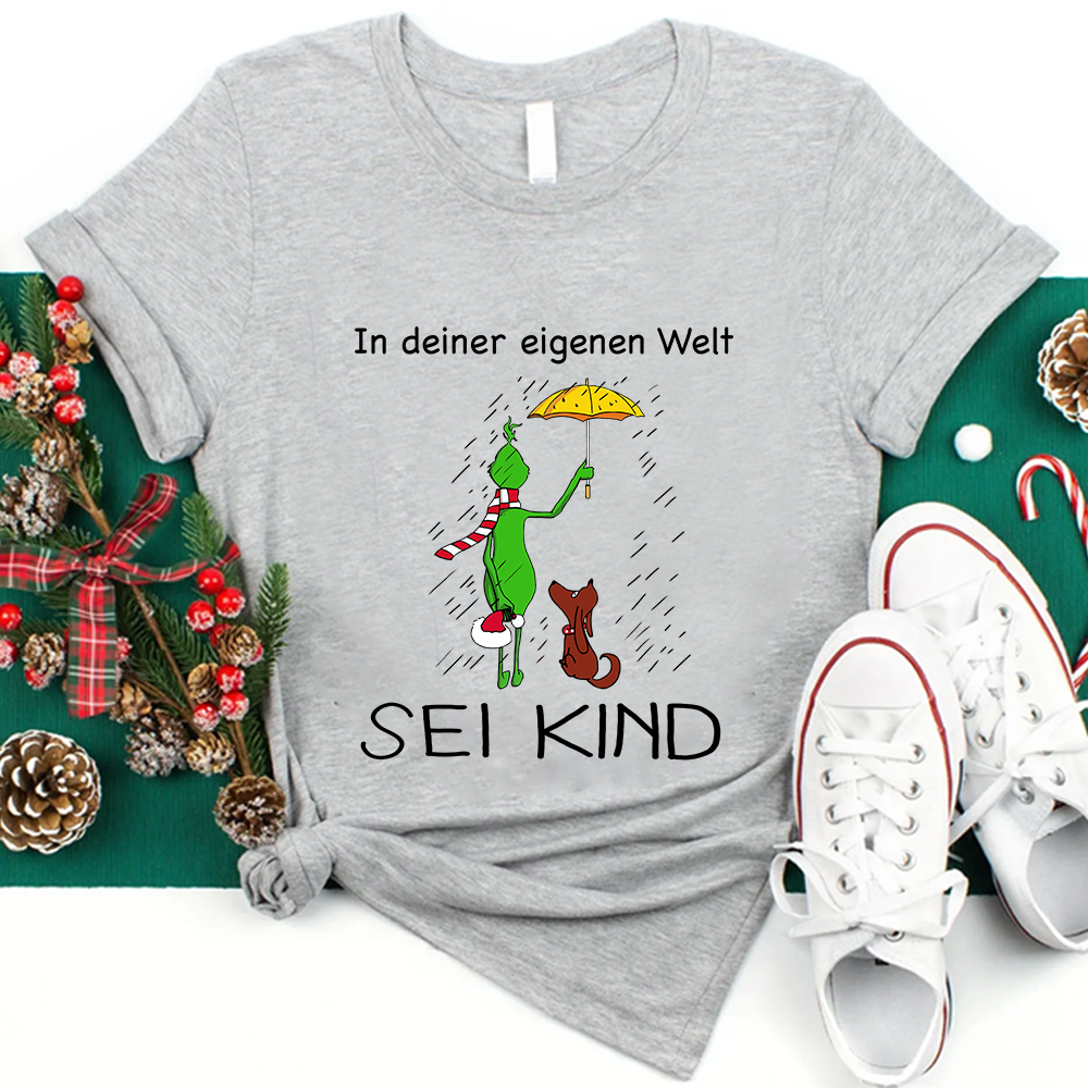 In Deiner Eigenen Welt Sei Kind Lehrer T-Shirt