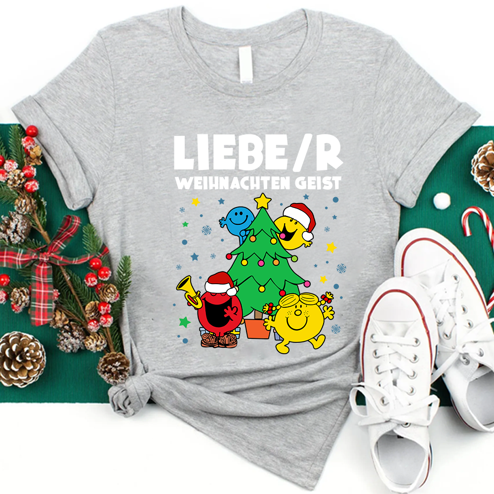 Liebe/r Weihnachten Geist Lehrer T-Shirt