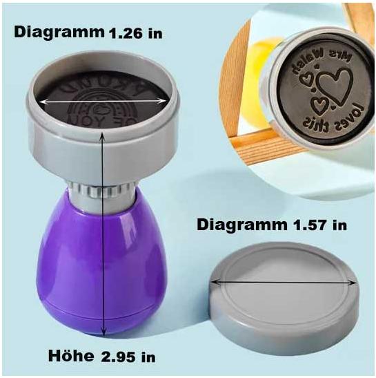 Personalisiert Cartoon Gesicht Stempel Lehrer Stempel