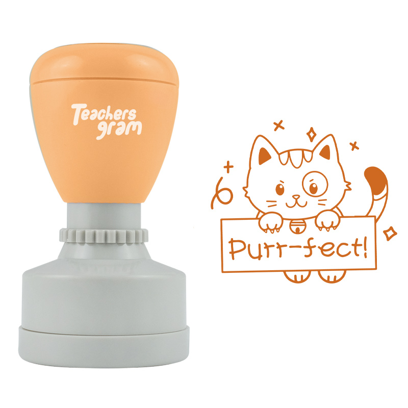Purr-fect Cat Stamp