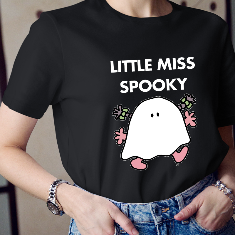 Little Miss Spooky Ghost T-Shirt