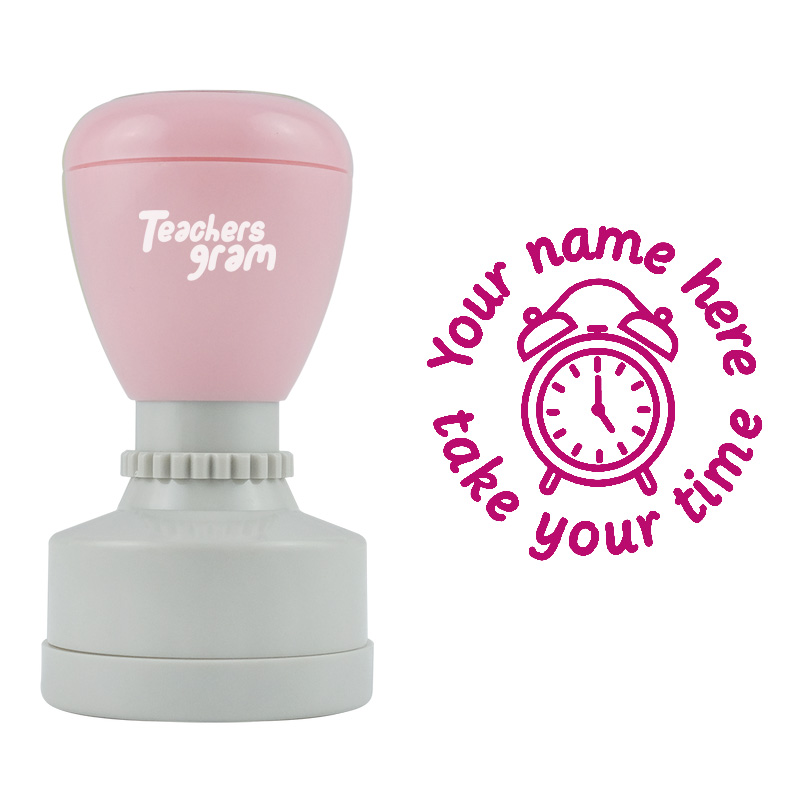 Personalized Take Your Time Stamp