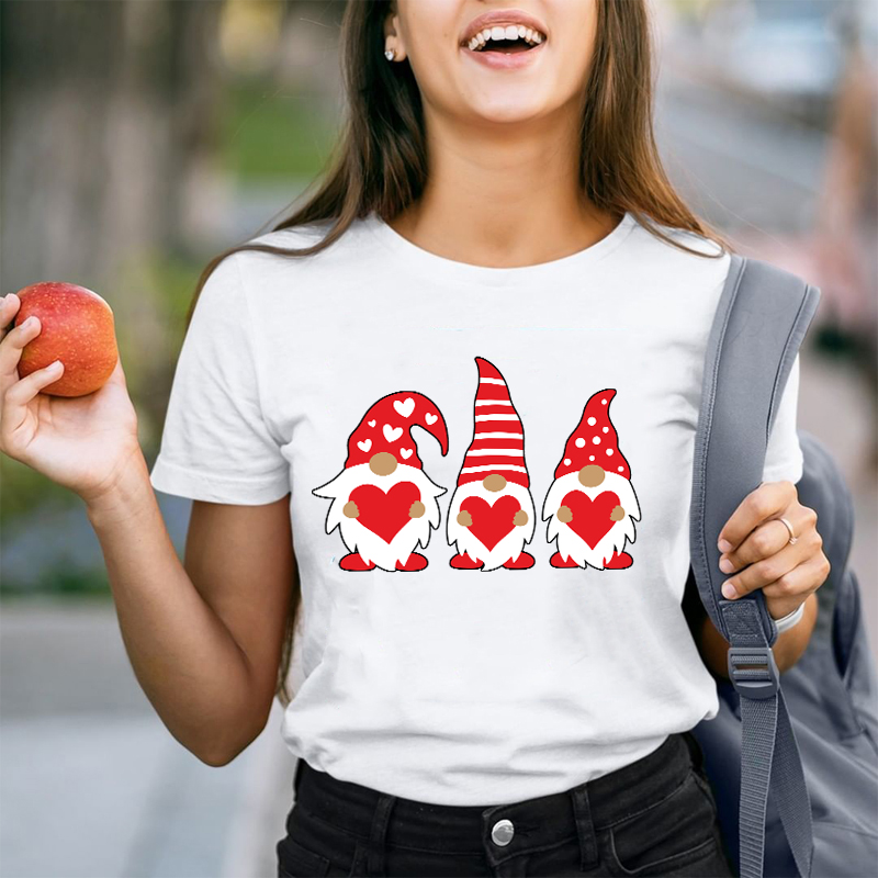 Three Love Gnomes Teacher T-Shirt