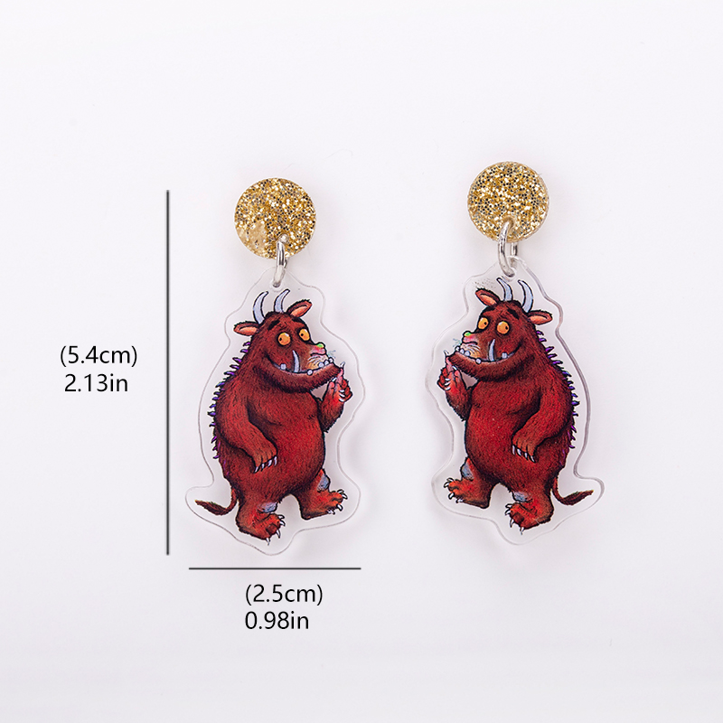 The Gruffalo Acrylic Earrings