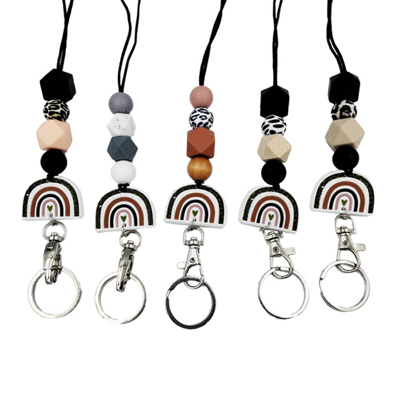 Rainbow Love Teacher Lanyard