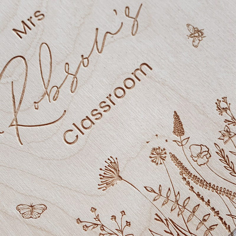 Personalized Teacher's Appreciation Classroom Door Sign