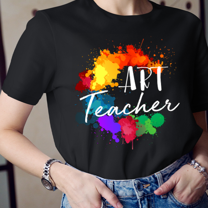 Art Teacher Pigment  T-Shirt