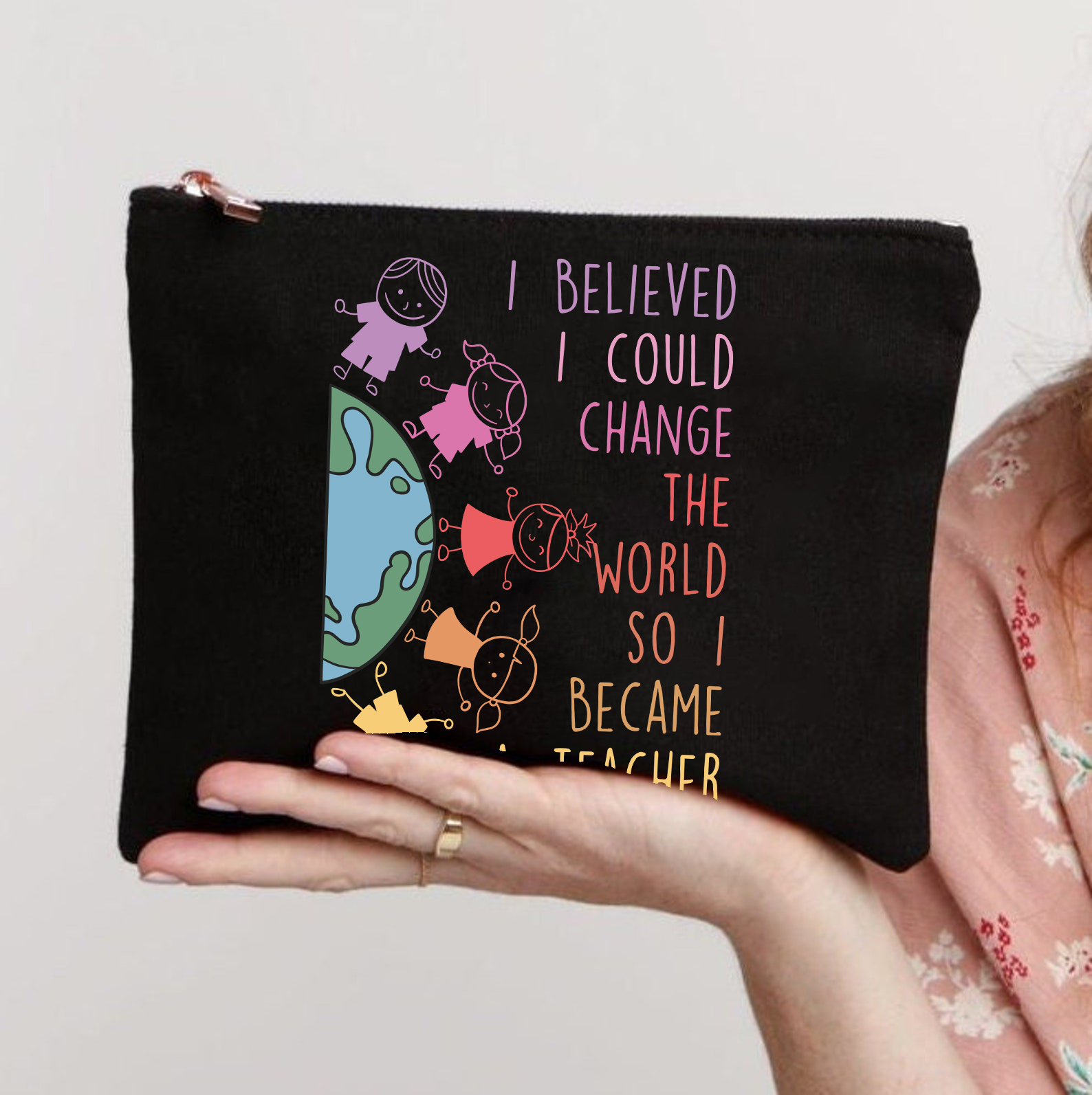 Ich glaubte, ich könnte die Welt verändern, also wurde ich Lehrerin Lehrer Schminktasche