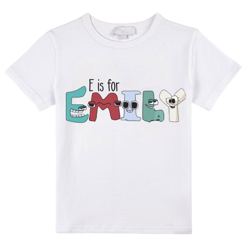 Personalized Funny Letters Kids T-Shirt
