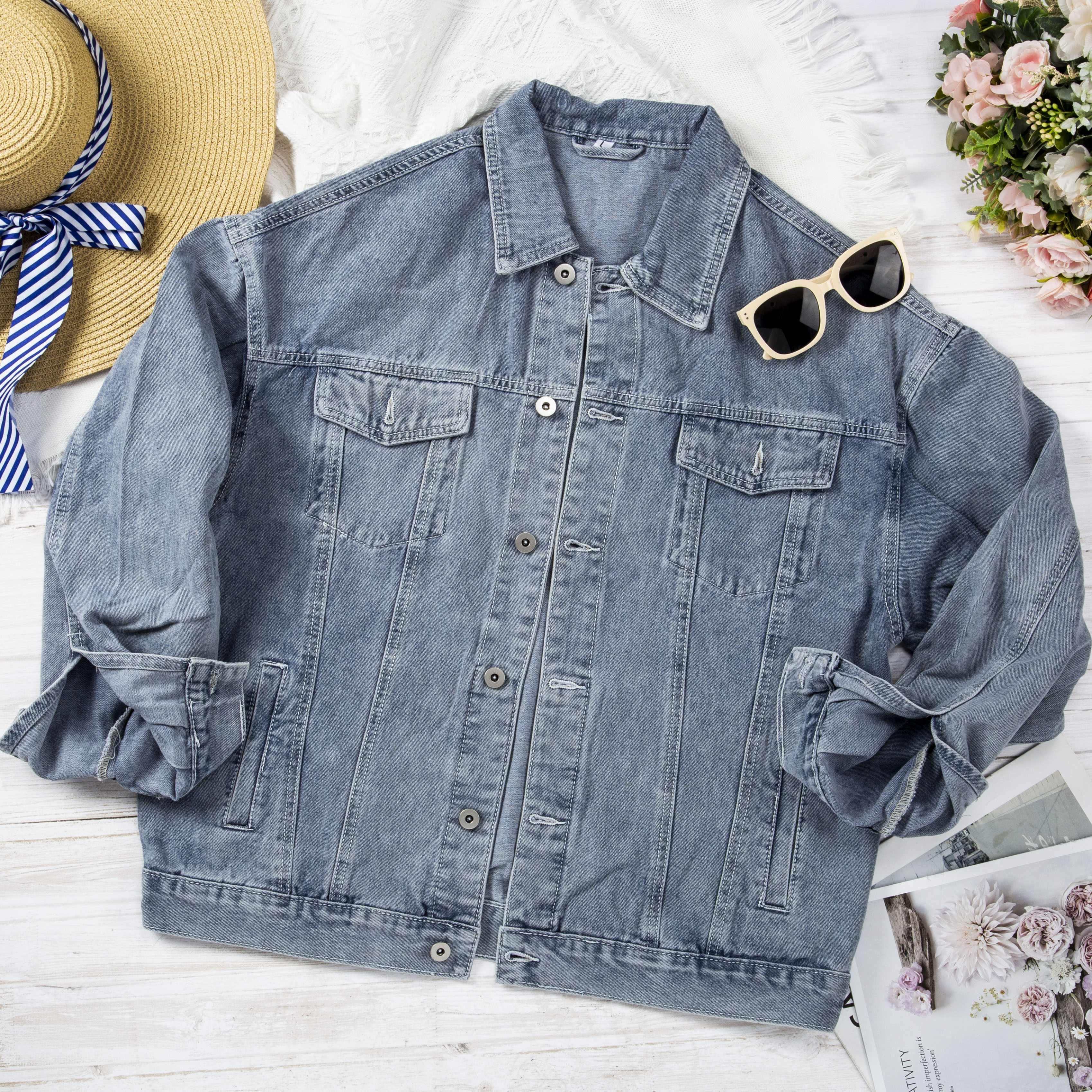 Take Chances Make Mistakes And Get Messy Teacher Denim Jacket