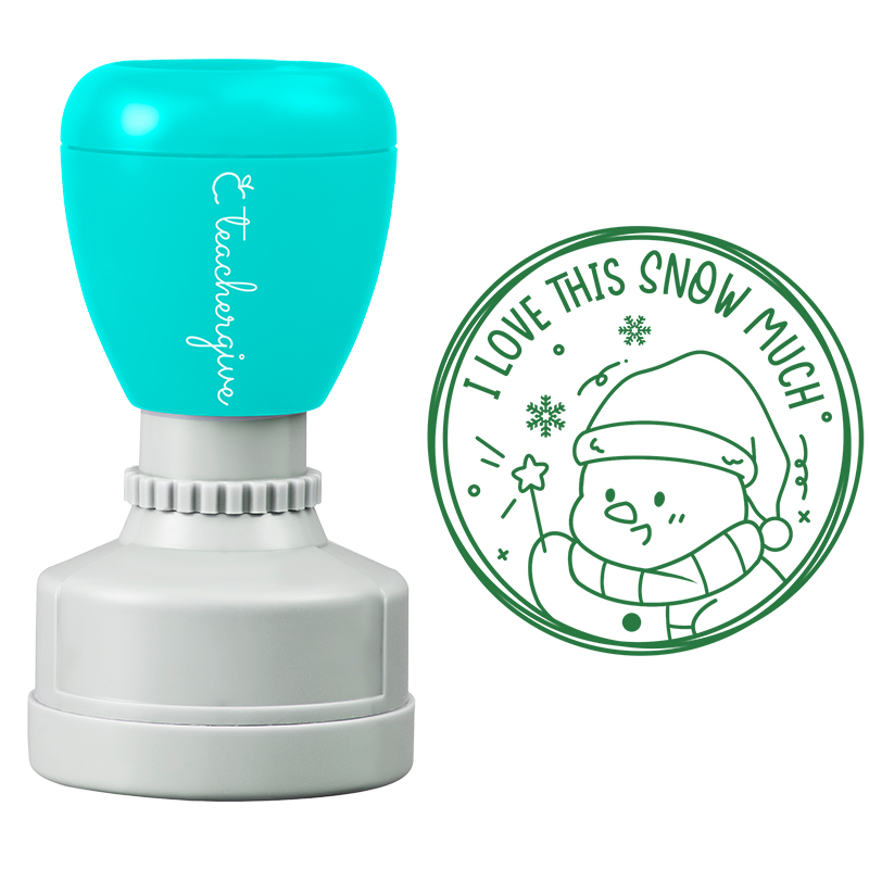 I Love This Snow Much Teacher Stamp