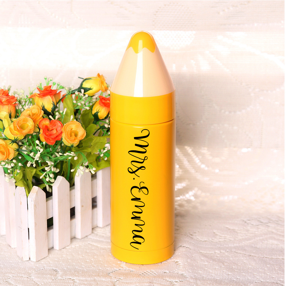 Personalized Colored Pencil Tumbler