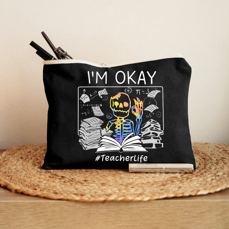 Mir geht es gut Lehrer Schminktasche