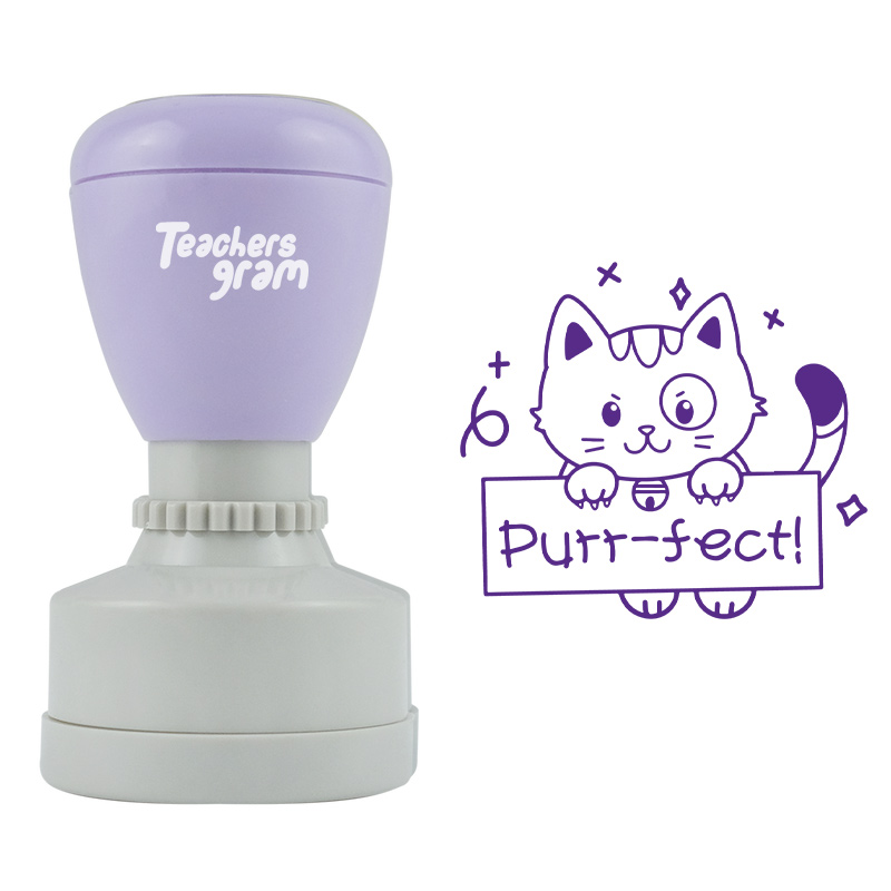 Purr-fect Cat Stamp