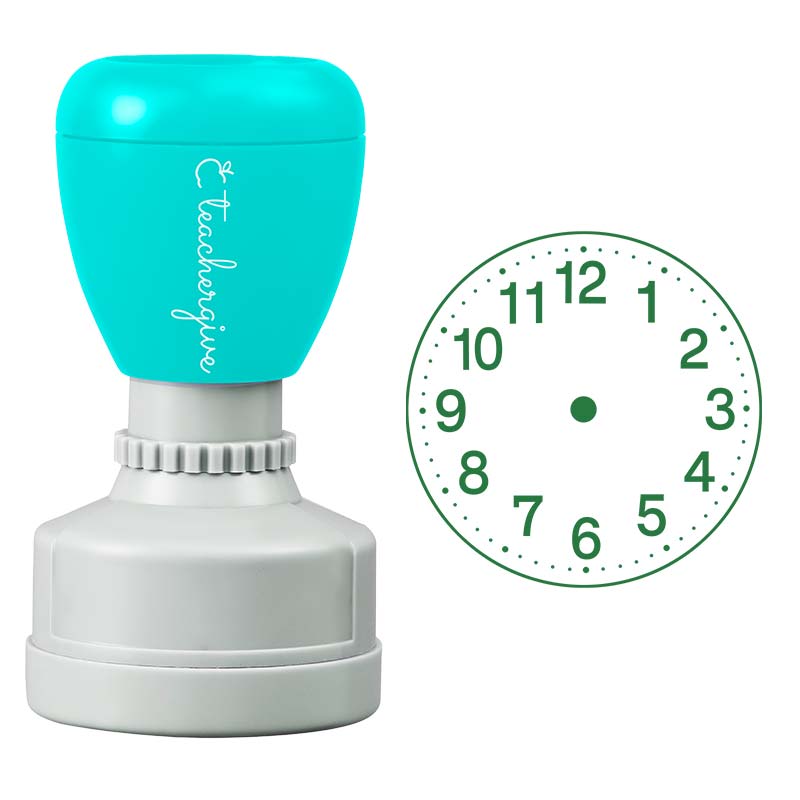 Cute Clock Teacher Stamp
