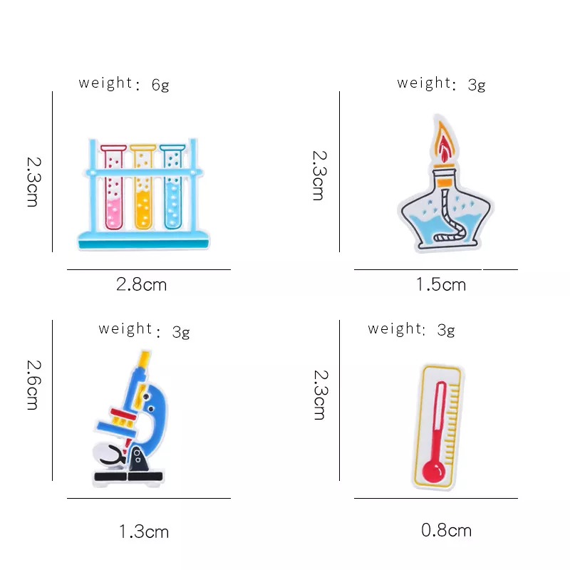 Mikroskop Thermometer Pin-Set