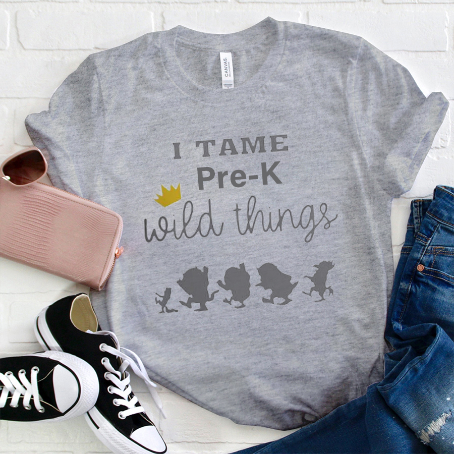 Personalized I Tame Pre-K Wild Things T-Shirt