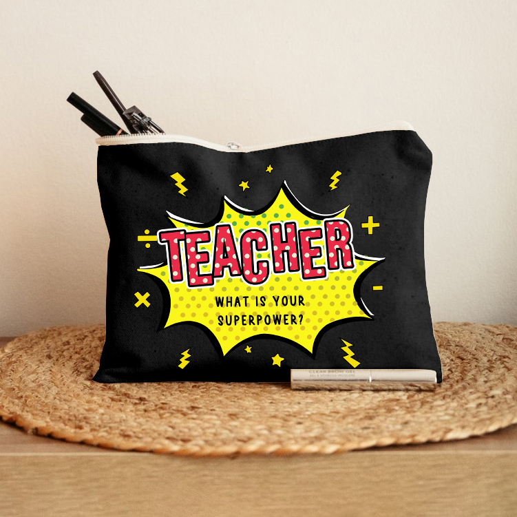 Lehrer Was ist deine Superkraft? Lehrer Schminktasche