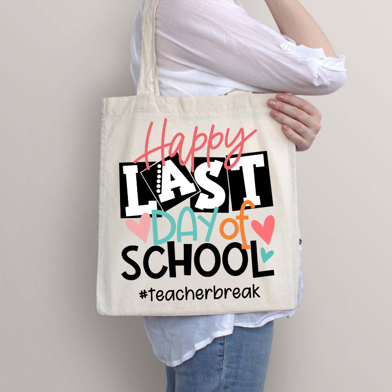 Personalisiert Schönen letzten Schultag Lehrer Tragetasche